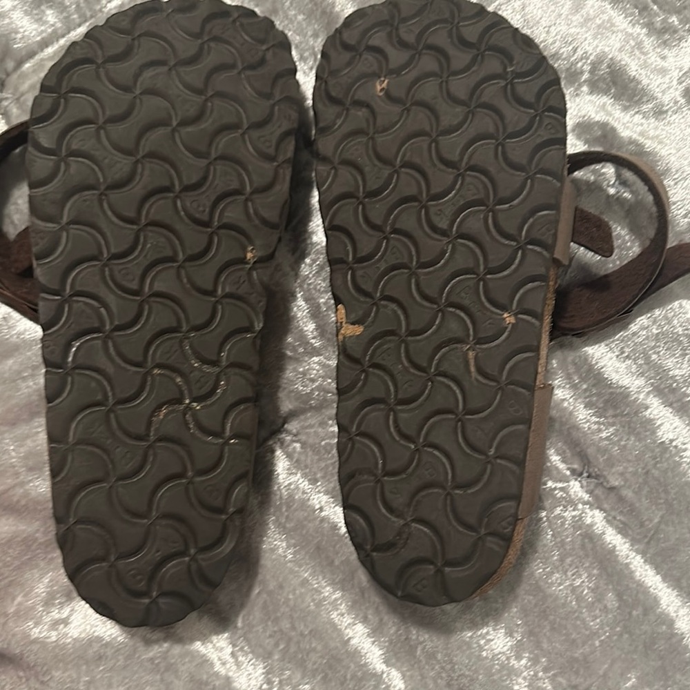 Birkenstock Brown Strappy Sandals